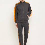 Anthra Melange Colorblocked Track Pant
