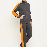 Anthra Melange Colorblocked Track Pant