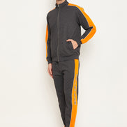 Anthra Melange Colorblocked Track Pant