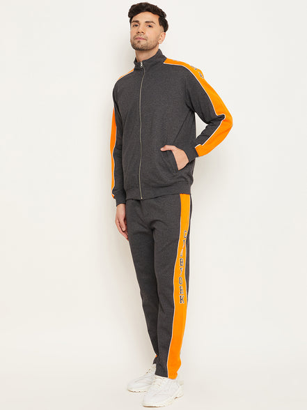 Anthra Melange Colorblocked Track Pant