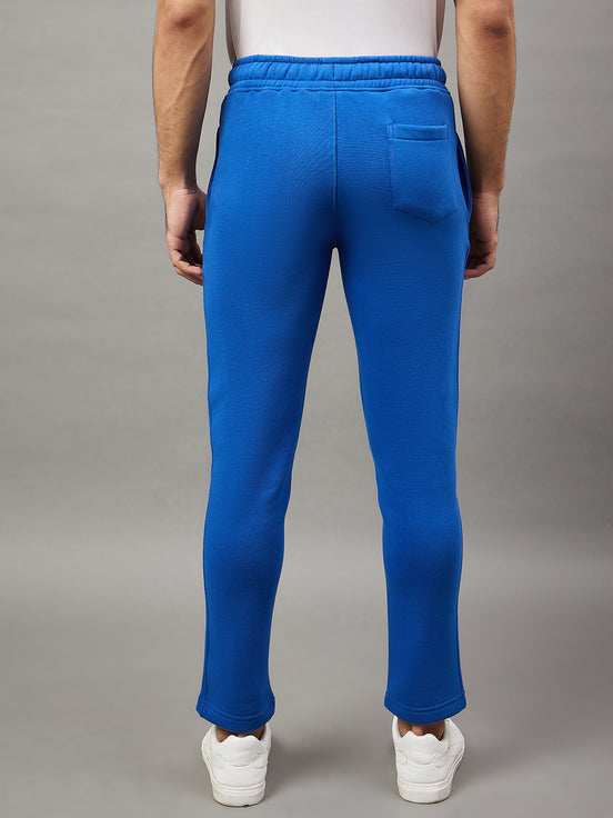 Royal Blue Printed Track Pant