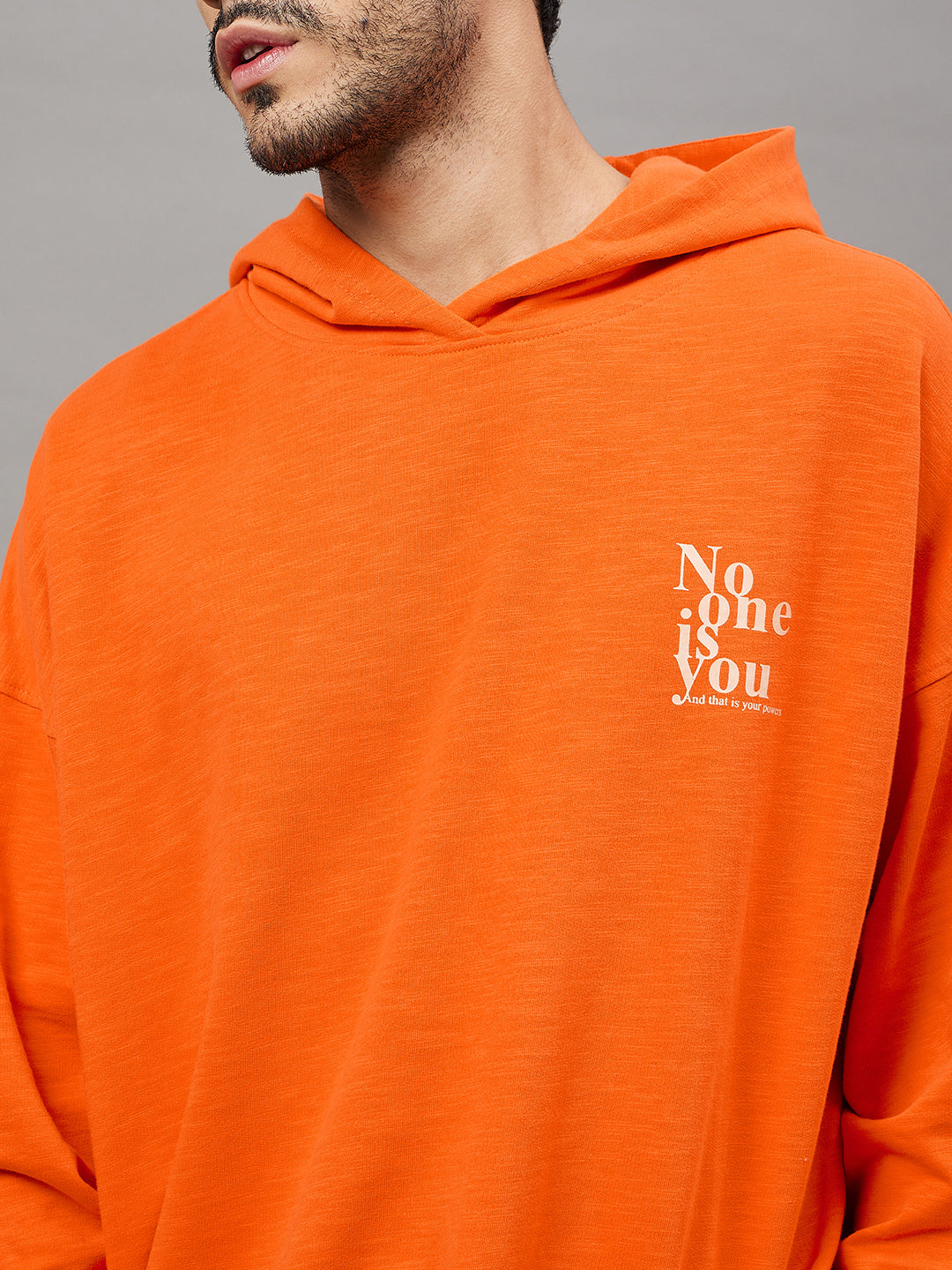 Orange Printed Track Pant