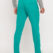 Green Solid Track Pant