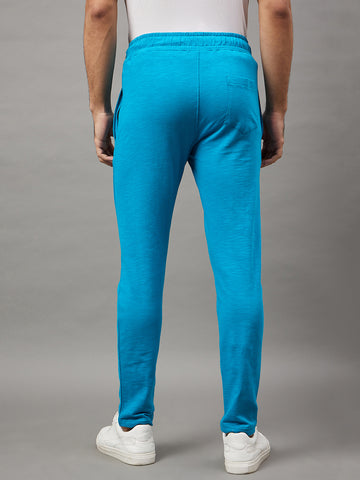 Blue Solid Track Pant