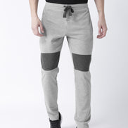 Grey Solid Track Pant