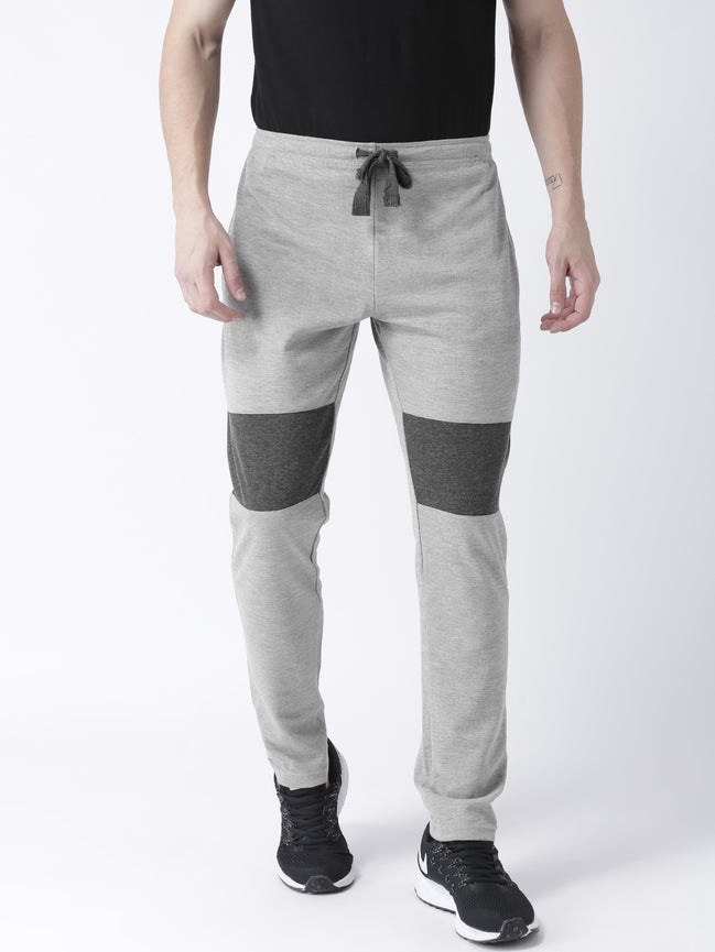 Grey Solid Track Pant