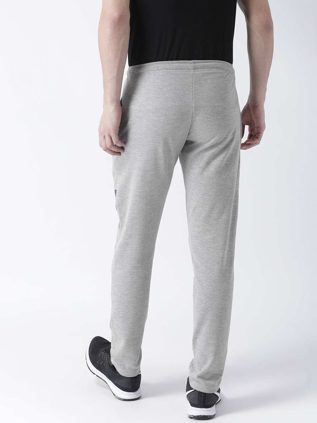 Grey Solid Track Pant
