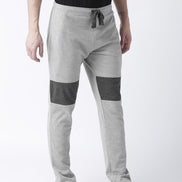 Grey Solid Track Pant