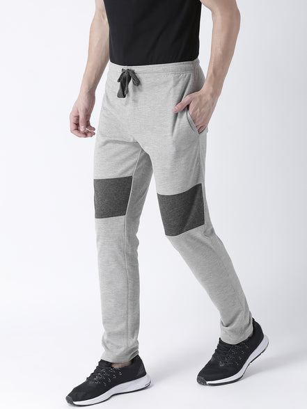 Grey Solid Track Pant