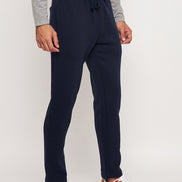 Navy Blue Printed Track Pant