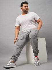 Light Grey Plus Size Track Pant