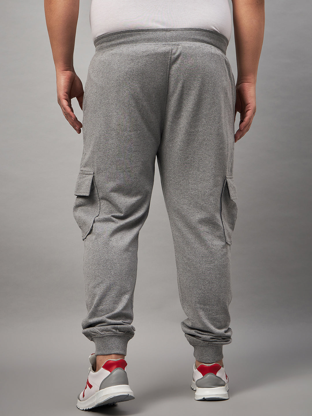Light Grey Plus Size Track Pant