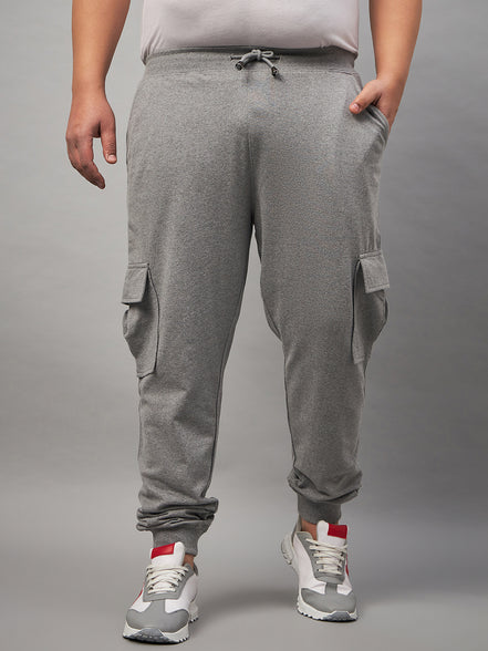 Light Grey Plus Size Track Pant