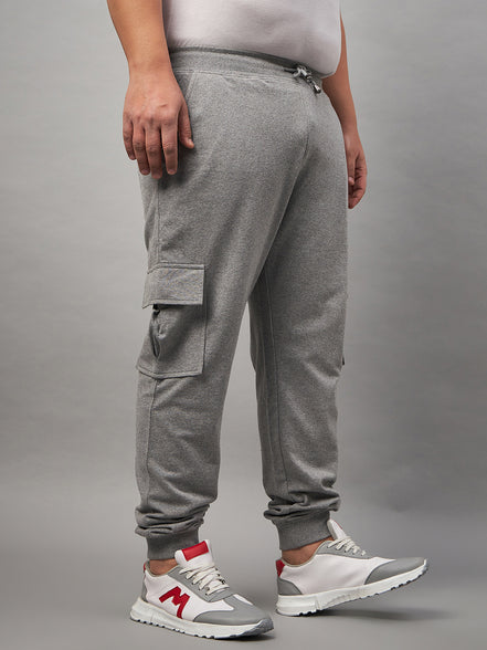 Light Grey Plus Size Track Pant