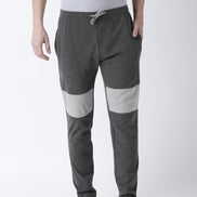 Grey Solid Track Pant