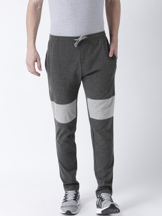 Grey Solid Track Pant