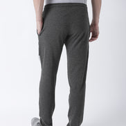 Grey Solid Track Pant