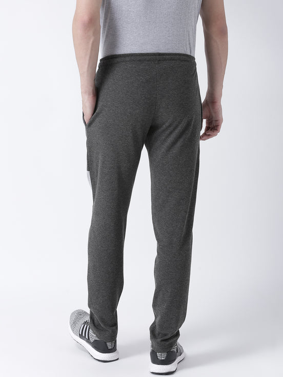 Grey Solid Track Pant