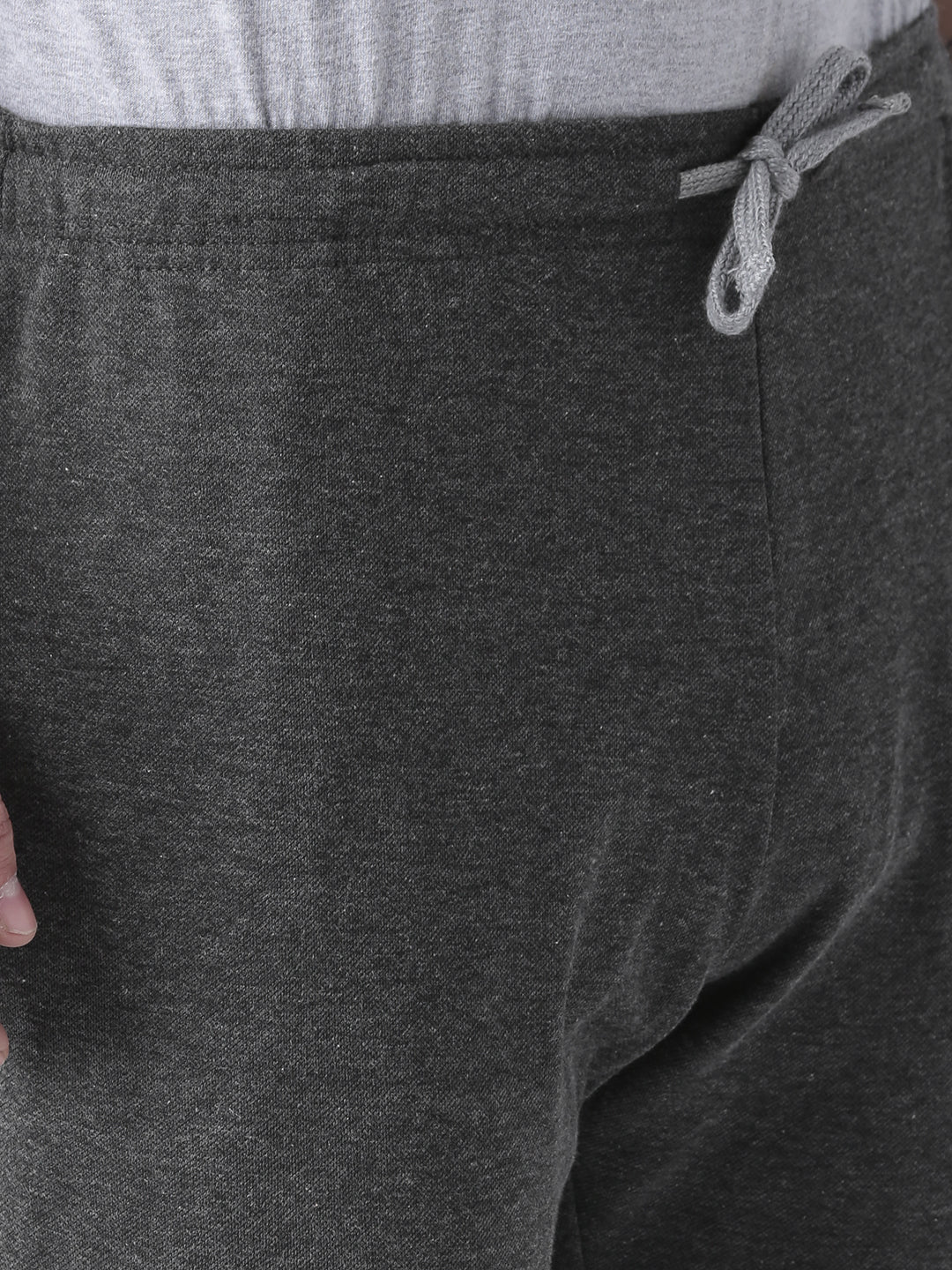 Grey Solid Track Pant