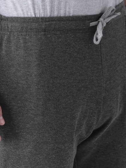 Grey Solid Track Pant
