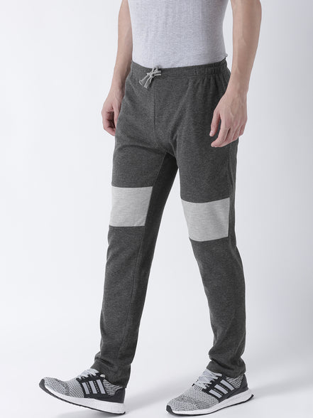 Grey Solid Track Pant