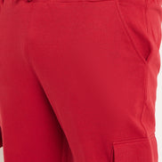 Red Solid Track Pant