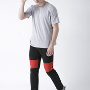 Grey Solid Track Pant