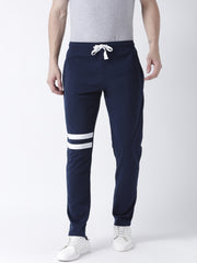 Navy Blue Solid Track Pant