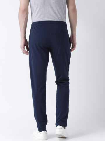 Navy Blue Solid Track Pant