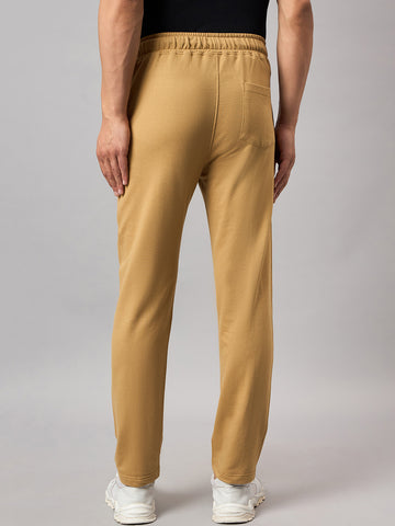 Brown Solid Track Pant