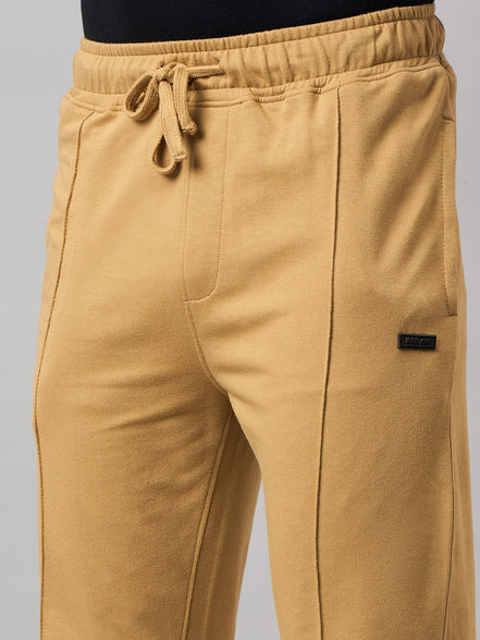 Brown Solid Track Pant