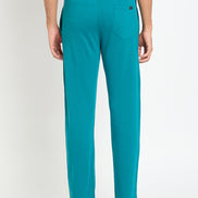 Teal Colorblocked Track Pant