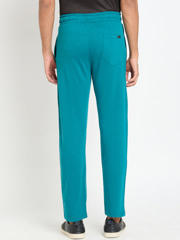 Teal Colorblocked Track Pant