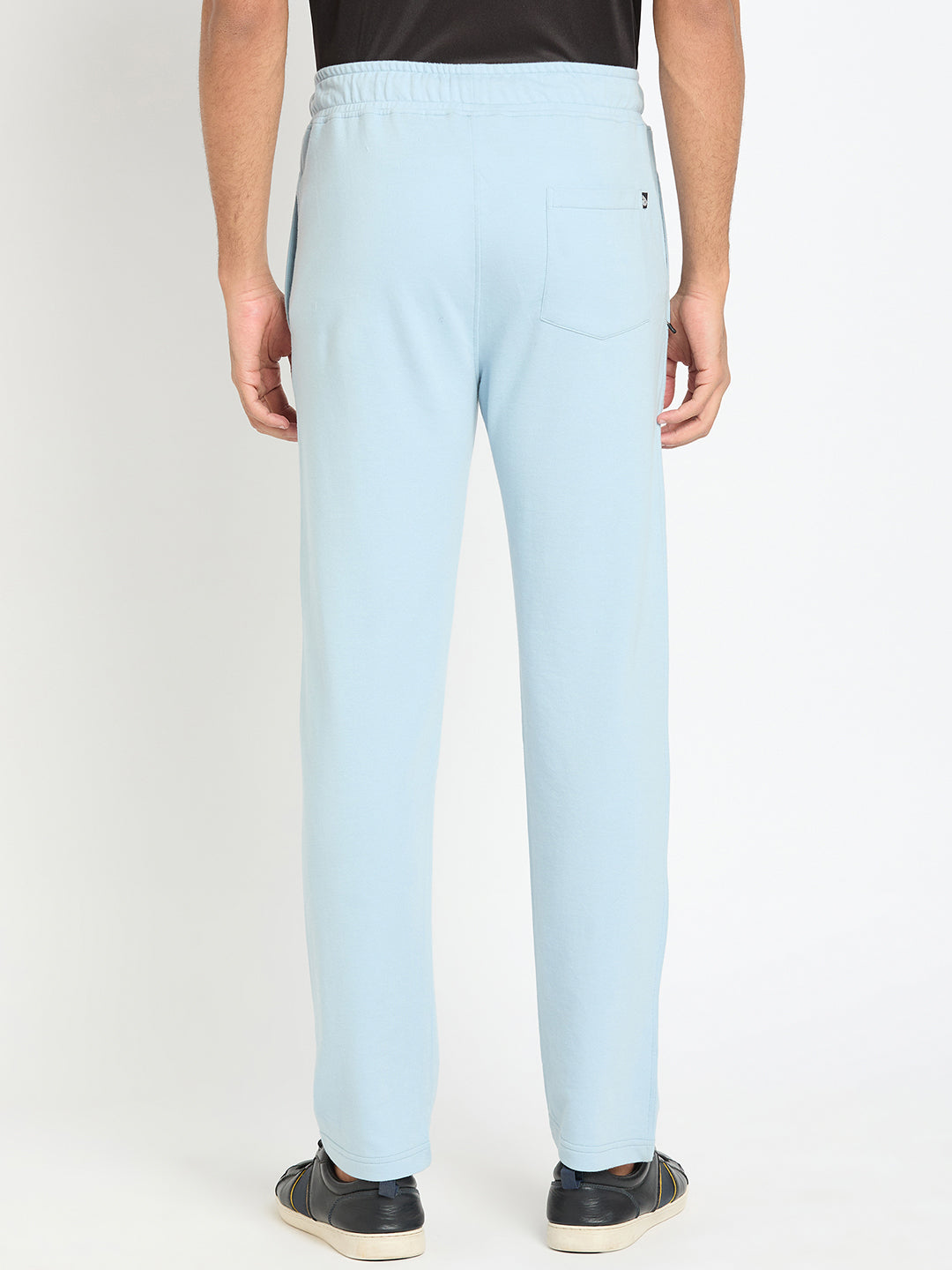 Blue Printed Track Pant