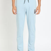 Blue Printed Track Pant