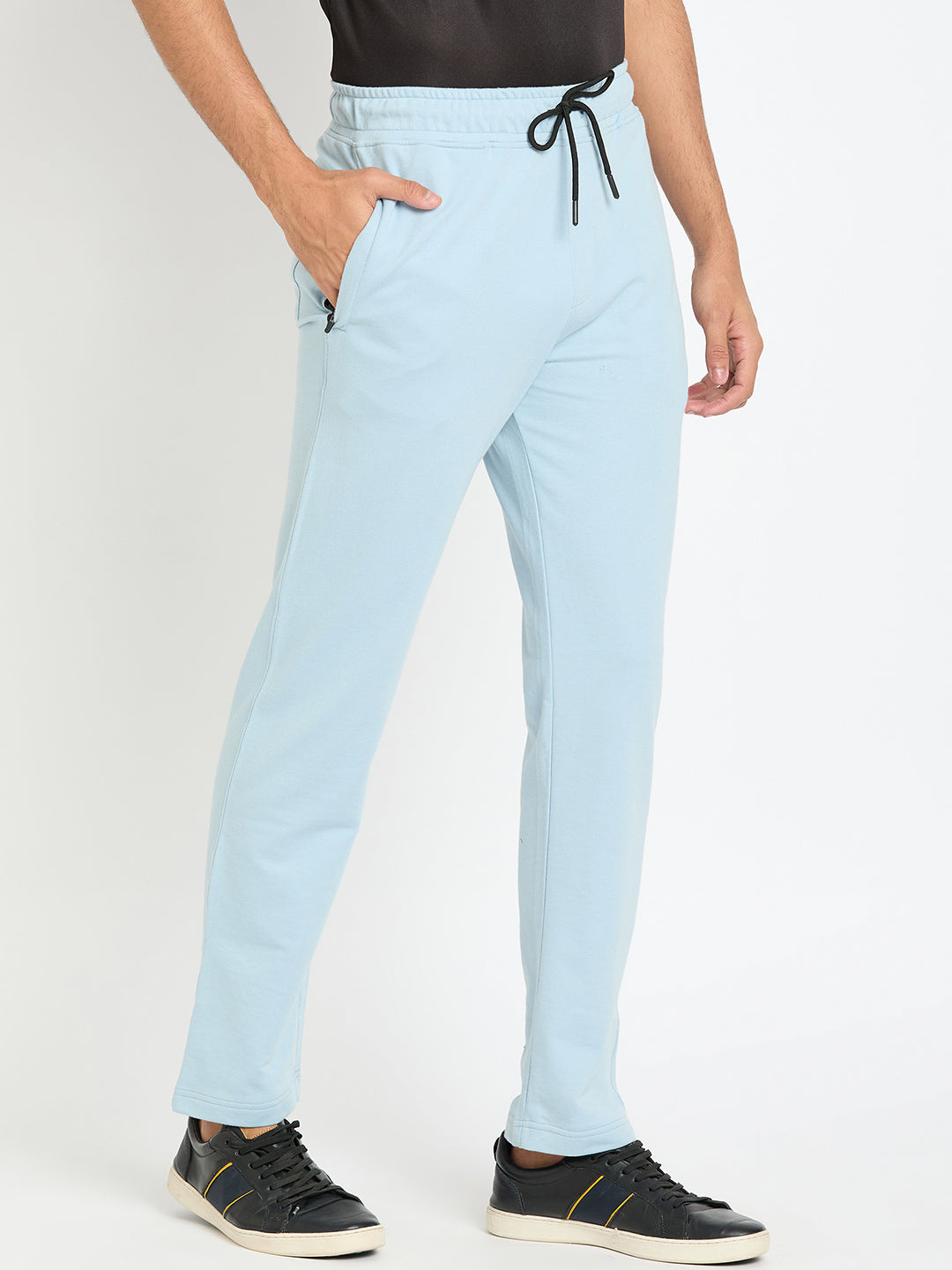 Blue Printed Track Pant