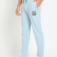Blue Printed Track Pant