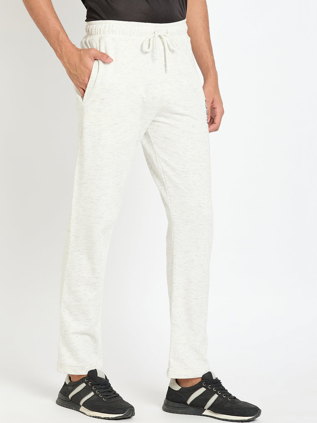 Off White Printed Track Pant
