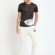Off White Printed Track Pant