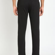Black Printed Track Pant