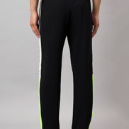 Black Colorblocked Track Pant