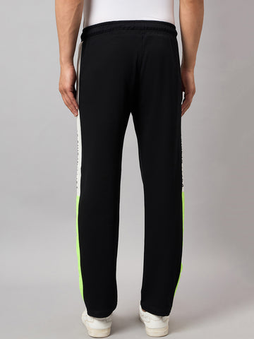 Black Colorblocked Track Pant