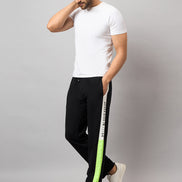 Black Colorblocked Track Pant