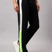 Black Colorblocked Track Pant