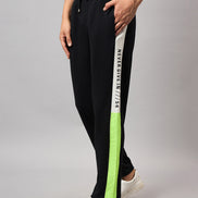 Black Colorblocked Track Pant