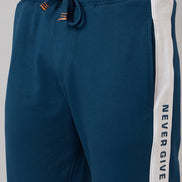 Blue Colorblocked Track Pant