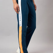 Blue Colorblocked Track Pant