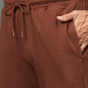 Club York Men Brown Drawstring Trackpant