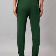 Dark Green Embroidery Track Pant
