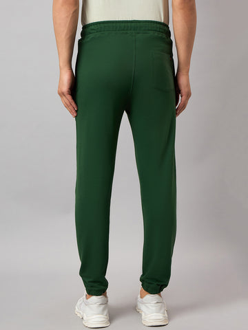 Dark Green Embroidery Track Pant